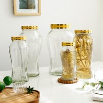 퓨어 유리병 국내생산 과실주 담금주병 인삼주 매실주 매실청, 4500ml