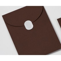 165x115mm 두꺼운 화이트 라운드포켓 웨딩 청첩장 초대장 봉투 - 50매, 6. 브라운 150g