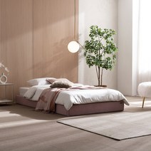 젠티스 무나페 패브릭 DIY 침대프레임 슈퍼싱글 퀸 무료택배배송, 인디핑크