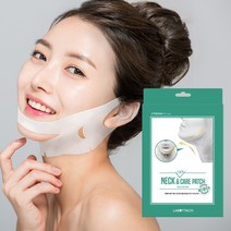 목 주름 이중턱 리프팅 턱선관리 넥앤친케어패치, 3Box, 3개