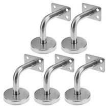 35 스테인리스 난간 브래킷 벽 마운트 지원 핸드 레일 계단 액세서리, 01 Silver 5pcs