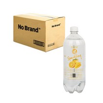 노브랜드 스파클링 오렌지 망고 탄산수 1L x 12개