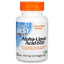 닥터스베스트 알파리포산 600mg 베지캡슐 60정, 1병