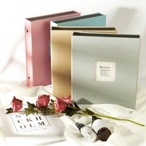 크래썸 바인더 박스앨범 영문자수 무료증정, 마카롱블루