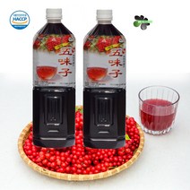 프리미엄 오미자청 청정지역에서 자란 오미자!! 대용량 당일발송!!, 2병, 1500ml