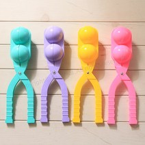 더블공 스노우볼메이커 눈집게 눈사람만들기 눈뭉치, 단품
