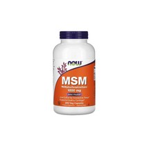 Now Foods 나우푸드 히알루론산 MSM 엠에스엠 50mg 60배지캡슐 메틸설포닐메테인 식이유황 Sodium Hyaluronate 소듐 하이알루로네이트