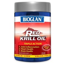 [바이오글랜]레드 크릴 오일 Bioglan Red Krill Oil 500mg 120 Soft Capsules 호주 오메가3, 1개, 120캡슐