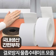 물흡수테이프 베란다창문결로 현관문 습기 시트지, 물흡수테이프2M 중