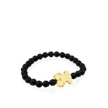 TOUS 오닉스 스윗 돌 브레이슬릿 위드 실버 버메일 / Onyx Sweet Dolls Bracelet with Silver Vermeil 팔찌 015901674 131280