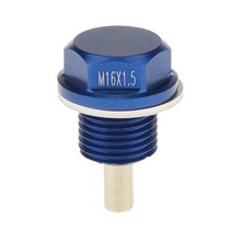 자동차윤활시스템 1 pcs 자동차 마그네틱 오일 드레인 플러그 m16x1.5 알루마이트 엔진 오일 팬 드레인 플러그볼트 도요타접자 등 자동차 액세서리