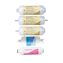 삼홍 유스파 UB-5220W 비데필터호환 5개묶음 선택형, 이온정수필터[5개], 상세페이지 참조, 상세페이지 참조