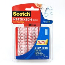 나skswint_3M Scotch R101 스카치 재점착 폼 양면 테이프 6매입 장식용 재접착 강력접착 두꺼운 학습용 부착 재이프 공작용 강한접착 용이프 테잎♥winters, ♥나누리겨울!