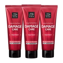 미쟝센 데미지케어 로즈프로틴 트리트먼트 180ml x3, 단품
