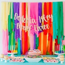 ⊙♭한정판매◎ 파티룸 가랜드 생일파티 롤스트리머 촬영소품 15color (U♩z♭P), Aurora™ 07 진핑크_AUR™