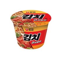 농심 김치 큰사발면 112g, 6개