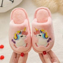 겨울실내화 털 방한 겨울거실화 실내 미끄럼 따뜻한 방지 소년 걸레 바닥 홈 아기 귀여운 소녀 슬리퍼 면화