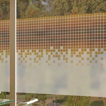 뭉키데코 유리시트지 무점착반투명시트_브라운 불투명창시트지 1W8FEF64, 1개
