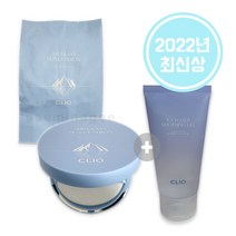 클리오 [CLIO] 클리오 에어글래스 빙하 선쿠션[본품1+리필1] + 아이스워터 수딩젤 패키지, 본품+리필+수딩젤