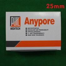 종이반창고 (Anypore) 살색/25mm X 12EA 의료용반창고, 1개