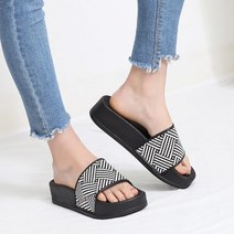 몰이즈펀 사무실에서 신기 좋은 체크 슬리퍼