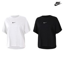 나이키 걸즈 에센셜 주니어 여자 크롭티 반팔티셔츠 DH5750-010