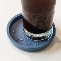 호쿠호니 실리콘컵받침대 무지 홀더 카페 캔 커피 예쁜 찻잔 코스타, 크라운 컵받침 자몽오렌지