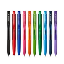 유니볼 시그노 노크식 UMN-155 0.38mm /10개입 1세트, 블루블랙