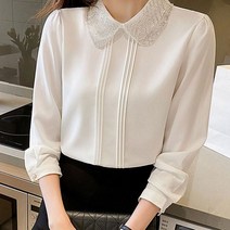 비즈 카라 블라우스 여성 직장인 세미정장룩 하객룩 888EA