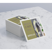 클래식 홀스 양면 트윌리 스카프 쁘띠 (그린 아이보리)