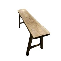 원목 긴벤치 고재티크 스툴 카페 야외 화분 선반 의자, 120cm 테이블-스툴 세트