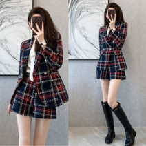 꽃소담 캐주얼 반바지 정장 투피스 office suit ZYZC19614