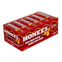 Honees 허니스 꿀캔디 퓨어 허니 필드 드롭 45g 24팩