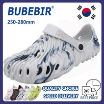 BUBEBIR® 2022 새로운 남성 및 여성 샌들 남성 여성 샌들 슬리퍼 커플 샌들 소음 감소 거실 슬리퍼 여름 야외 해변 신발 큰 발 패드 방수 소재 실내 및 실외 연중 사용