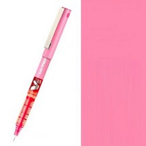 Japanese Stationery 12 Colors Ink Gel Pens 05mm Office Straight Liquid Colored Pen Signature Writing, Pink