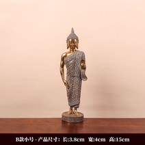 태국 인테리어 느낌 불상 소품 카페 레스토랑 휴양지 용품 집 레스토랑 야외 풀빌라 빈티지 마사지 창업, C 소형 입상
