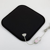 화인 마이쿠션블랙 1인 전기방석, 1인용 전기방석: 45 x 45 x 2(cm), 블랙