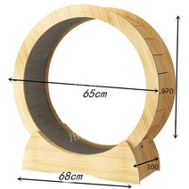 캣휠 고양이캣휠 무소음운동기구 고양이쳇바퀴 켓휠 캣워커 스크래쳐 캣타워 휠 스크래처 캣워크, A. 우드(2키로이내)