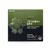 생활정원 그린 프로폴리스 솔루션 90g(500mgX90캡슐X2병), 단품, 단품