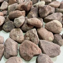 토목코리아 레드자갈 10kg 토목코리아 천연석 해미석 전원주택 정원 꾸미기 마당 인테리어, 레드자갈 10kg (2~ 4cm)