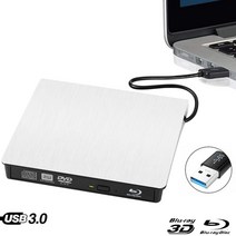 블루레이 플레이어 ODD 외부 외장형 Bluray USB 3.0 외부 DVD 드라이브 콤보 BD-ROM 3D 플레이어 RW 버너, 한개옵션0