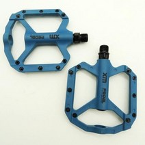 평페달 자전거페달 Mtb 플랫 나일론 플라스틱 xm 페달 자전거 플랫폼 베어링 발판 스피드 초경량 Vtt 크랭크 브라더스 산악 자전거, blue