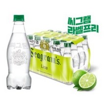 씨그램 라임향 탄산수, 350ml, 40개