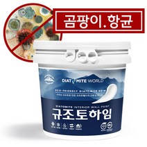 규조토하임 페인트타입 18Kg (색상선택) 곰팡이 결로방지페인트 벽지 친환경 천연 단열 베란다, 01.화이트, 선택안함