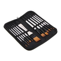 GHSHOP 12Pcs 페인트 브러쉬 세트 아크릴 오일 수채화 물감 페인트 아티스트 칩 페인트 브러시, 22x26cm, 다색, 다른