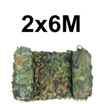 밀리터리텐트 코트 위장 군대 야전 loogu 삼림지 강화 그물 군사 카모 그물 사냥 야외 천막 촬영 정원 음영 정글 캠프, 2x6m