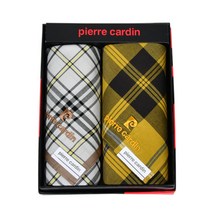 서도산업 피에르가르뎅 체크 남성 손수건 센스 땀흡수 여름