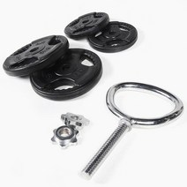 바디엑스 경량용 무게조절 케틀벨 핸들 18kg 세트 경량원판용