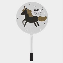 모인샵 큐티 팬시 부채 볼펜 파란심 화이트 선물용볼펜추천