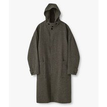 LAFUDGESTORE 득템의 장 울리치 오버핏 롱 후드 코트_Brown check Woolrich Overfit Long Hooded Coat_Brown